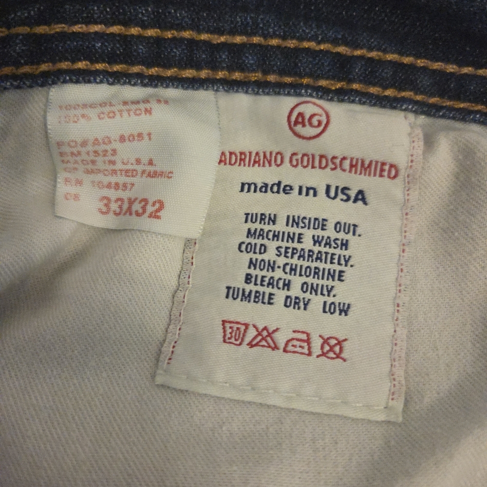 AG Adriano Goldschmied The Fillmore Men's Denim Jeans Size 33/31 - Picture 9 of 12